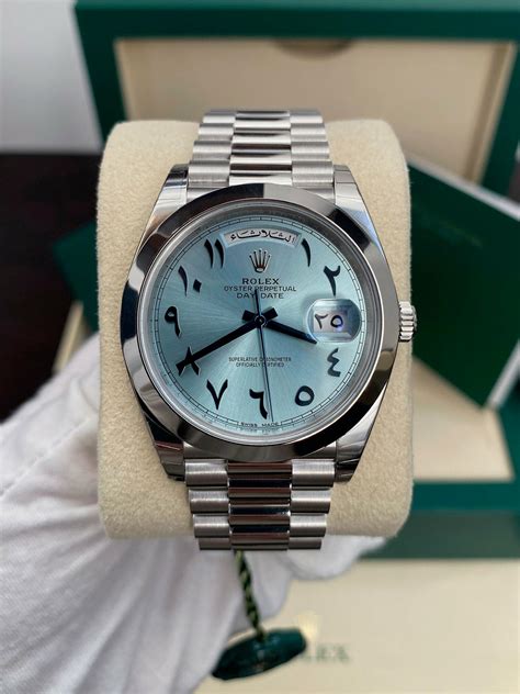 arabic dial rolex day date